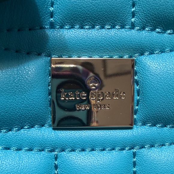 Kate Spade Turquoise Quilted Satchel - Picture 2 of 16
